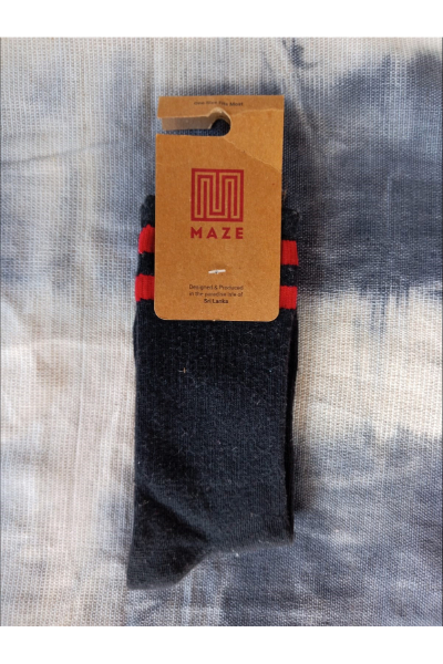 Retro Socks - Midnight Dash 